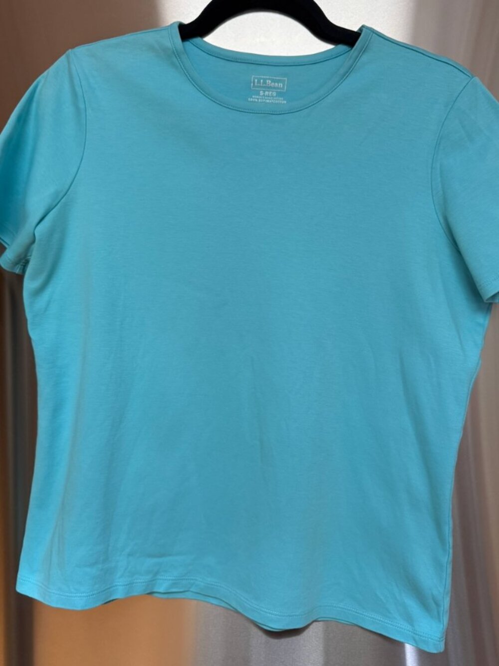 LLBean short sleeve crew neck pima cotton T shirt S